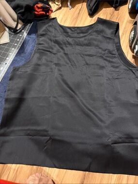 Classic Black silk Tank Top